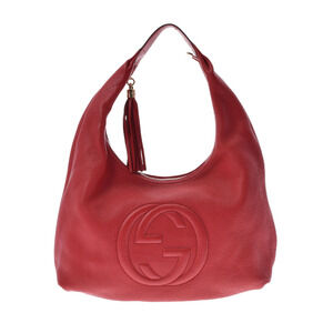 GUCCI Soho Shoulder Bag Leather